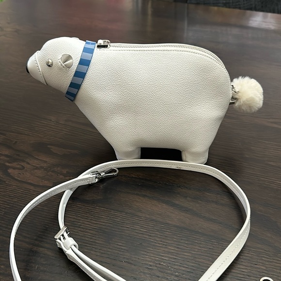 Kate Spade arctic friends polar bear crossbody - Picture 3 of 13